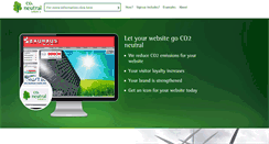 Desktop Screenshot of co2neutralwebsite.com