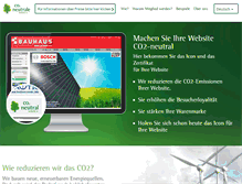 Tablet Screenshot of co2neutralwebsite.de